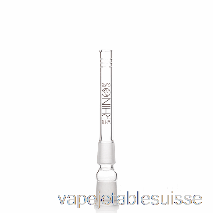 Vape Suisse Rhinocéros Blanc 19/19 Tige En Verre 4,5 Pouces